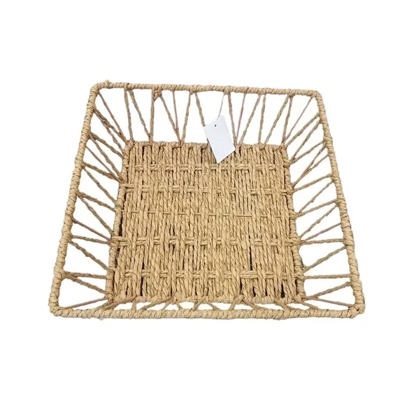 Vexor Doğal Örgü Kare Sepet ürün görseli 1