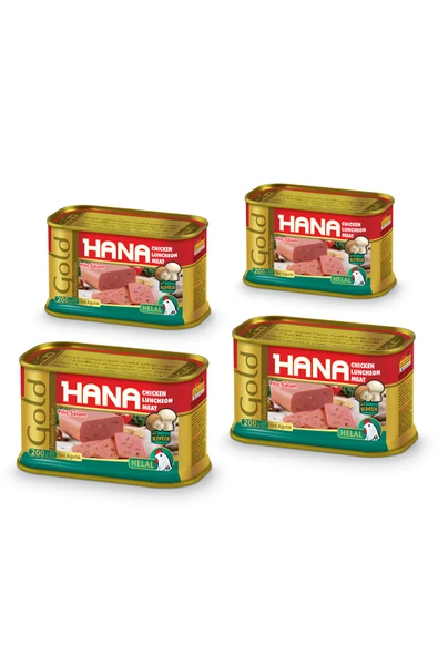 Hana Gold, Mantarlı Piliç Salam 200 gr X 4 Adet ürün görseli 1