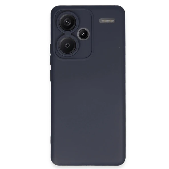 Xiaomi Redmi Note 13 Pro Plus Kılıf Nano İçi Kadife Silikon - Lacivert ürün görseli 1