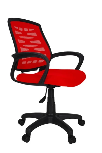Gizmo Ergo Fileli Bilgisayar Ofis Çalışma Koltuğu Fk1000 Kırmızı ürün görseli 1