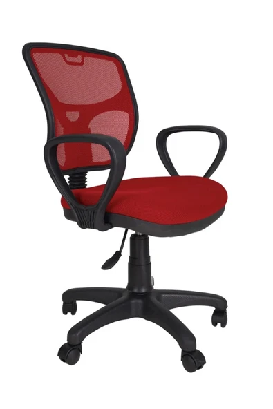Gizmo Bodrum Fileli Bilgisayar Ofis Çalışma Koltuğu Fk1100 Bordo ürün görseli 1