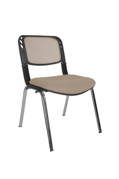 Gizmo Form Fileli Ofis Bekleme Misafir Koltuğu Mk1000 Ekru ürün görseli 1