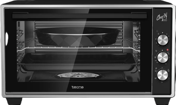 Tecna MF 5010 S 50 Lt Siyah Buhar Destekli Mini Fırın ürün görseli 1