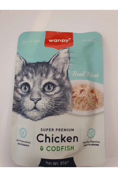 PATİLİMARKET kedi pounch tavuk&morina balığı 85 gr ürün görseli 1