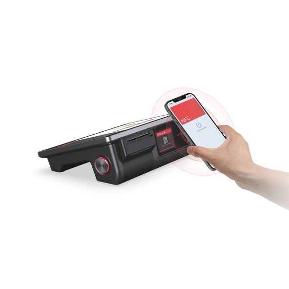 IMIN D1 - Android POS Terminali 10.1'' CORE 1.8GHz/2GB+16GB/NFC+2.4''MÜŞTERİ EKRANI/58mm Printer ürün görseli 1