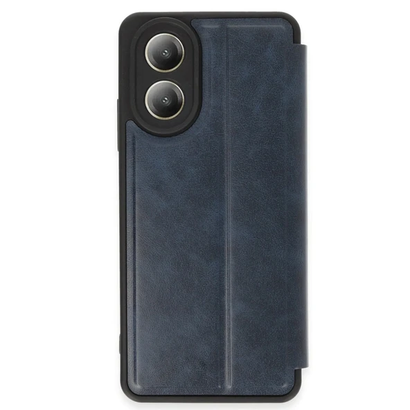 Oppo A38 Kılıf Flip Cover - Lacivert ürün görseli 1