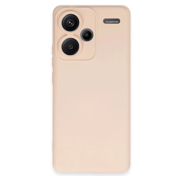 Xiaomi Redmi Note 13 Pro Plus Kılıf Nano İçi Kadife Silikon - Pudra ürün görseli 1