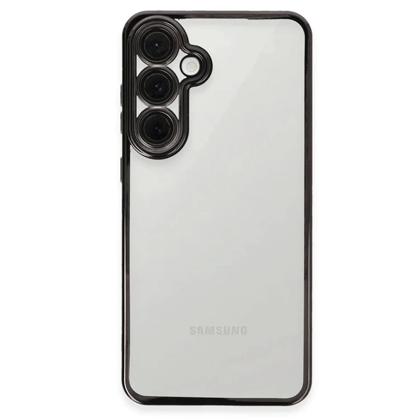 Samsung Galaxy S24 Fe Kılıf Razer Lensli Silikon - Siyah ürün görseli 1