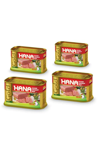 Hana Gold Zeytinli Piliç Salam 200 gr X 4 Adet ürün görseli 1