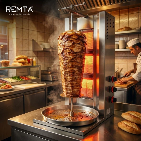 Remta 3 Radyanlı Döner Ocağı Gazlı Ce Belgeli D06 ürün görseli 1