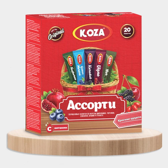 Koza Tek İçimlik Asorti Kırmızı (20 Stick) ürün görseli 1