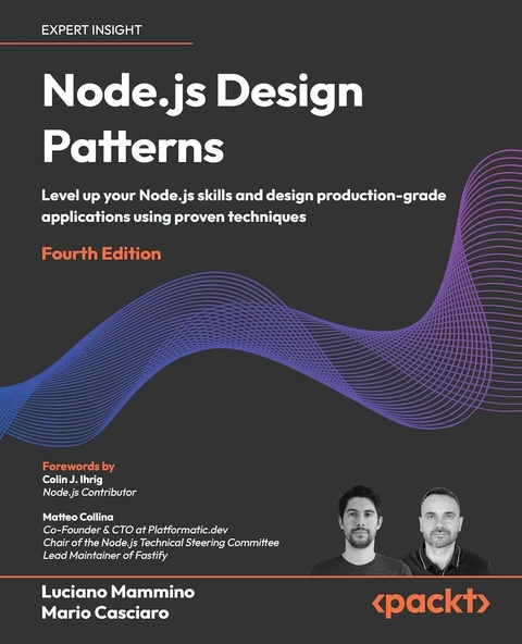 Node.js Design Patterns Level up your Node.js skills and design production-grade 4th Edition - Mammino, Casciaro, Ihrig ürün görseli 1
