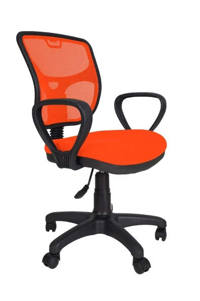 Gizmo Bodrum Fileli Bilgisayar Ofis Çalışma Koltuğu Fk1100 Turuncu ürün görseli 1