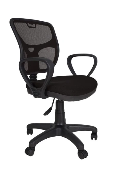 Gizmo Bodrum Fileli Bilgisayar Ofis Çalışma Koltuğu Fk1100 Siyah ürün görseli 1
