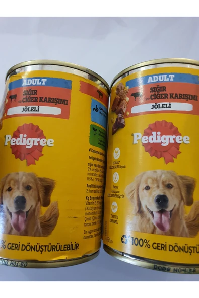 PATİLİMARKET köpek konserve sığır ciğerli 12adet ürün görseli 1