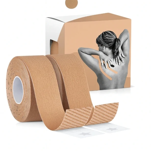 Vexor Kinezyo Ağrı Bandı 2.5 cm X 5 m Ten Rengi ürün görseli 1