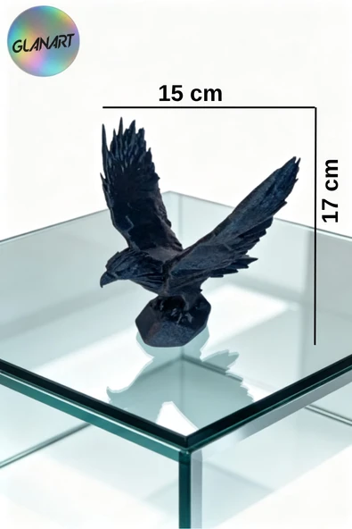 hediyelik masa üstü 3 boyutlu kartal figürü (3D Filament) 1 adet ürün görseli 1