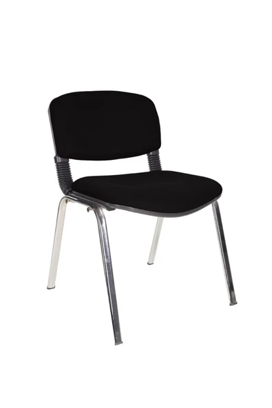 Gizmo Form Döşemeli Ofis Bekleme Misafir Koltuğu Mk1100 Siyah ürün görseli 1