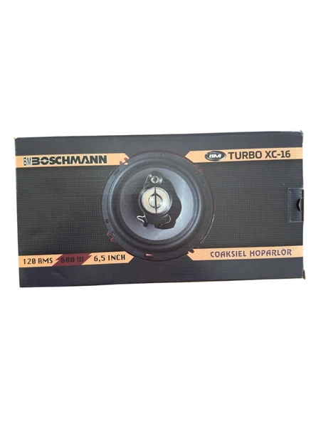Boschmann Turbo XC-16 - 16 cm 600W Koaksiyel Oto Hoparlör (2'li Set) ürün görseli 1