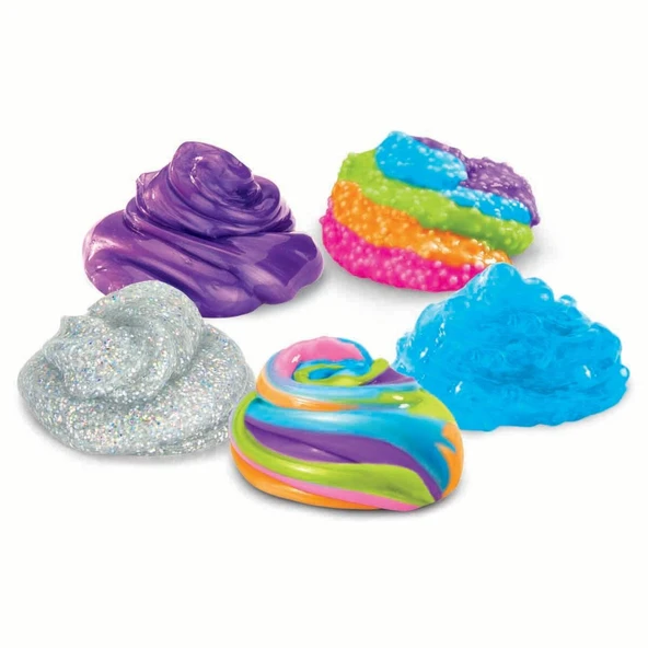 Cra-Z-Art Cra-Z-Slimy Slime Tasarım Seti - 12'li Paket ve Dekoratif Aksesuarlı ürün görseli 1