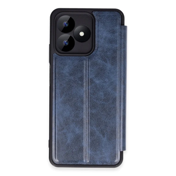 Realme Note 50 4g Kılıf Flip Cover - Lacivert ürün görseli 1