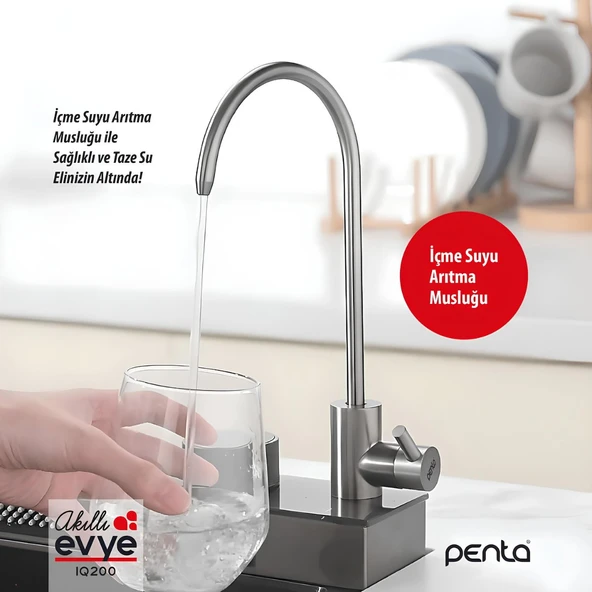 Penta Krom Akıllı Eviye IQ200 - Resim 5