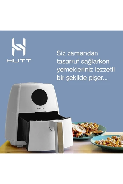 HUTT Yağsız Fritöz Airfryer, 3.5 Litre Kapasite, Akıllı LCD Ekran Dokunmatik Kontrol ürün görseli 1
