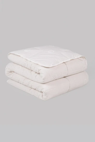 Cotton Box Çift Kişilik Ranforce Pamuk Yorgan 195x215 Krem ürün görseli 1