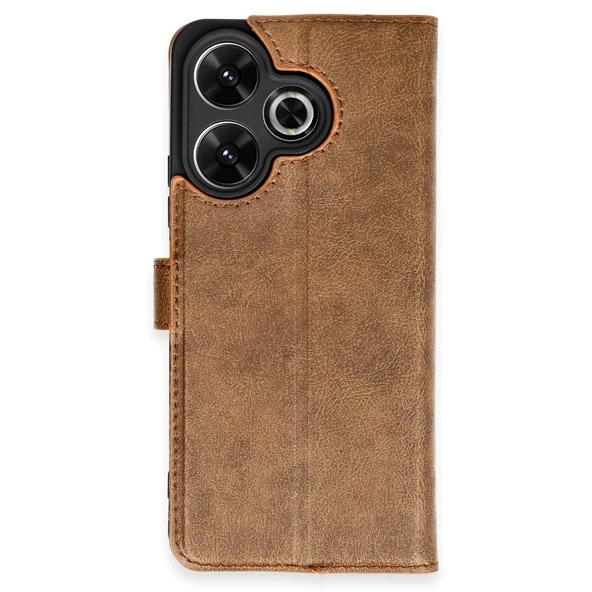 Xiaomi Redmi 13 4g Kılıf Trend S Plus Kapaklı Kılıf - Taba ürün görseli 1