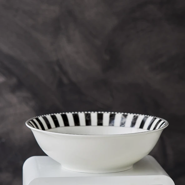 Karaca Damalı Porselen Salata Kasesi 23 cm ürün görseli 1