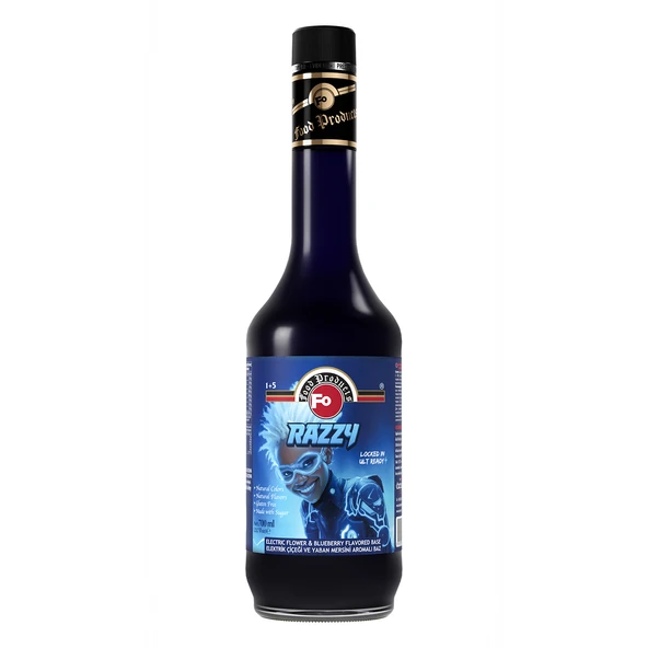Razzy-Elektrik Çiçeği & Yaban Mersini Aromalı Baz 700ml ürün görseli 1