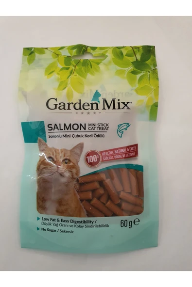 PATİLİMARKET kedi ödülü somonlu mini çubuk ürün görseli 1