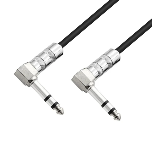 6.3 mm Trs Kablo 90 derece 20 cm ürün görseli 1