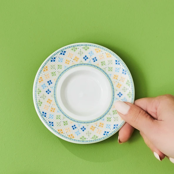 Karaca Block Çay Tabağı 11 Cm Mavi - Resim 3