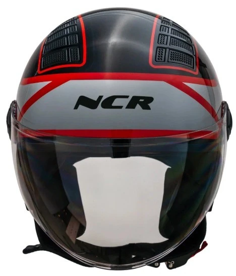 NCR KASK ÇENESİZ 230 ECE 22/06 BELGELİ KIRMIZI GRAFİK ürün görseli 1