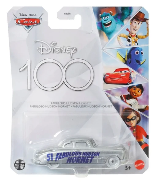 Çok Naidr ve Koleksiyonluk araç Disney Pixar Cars 100 Years Limited Edition Fabulous Hudson Hornet ürün görseli 1