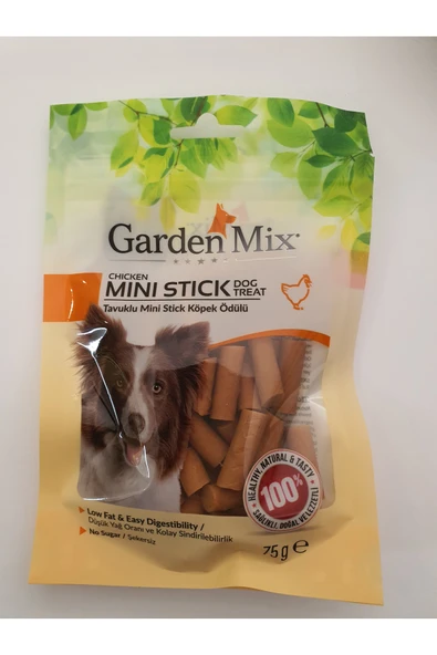 PATİLİMARKET köpek ödülü tavuklu mini stick 75 gr ürün görseli 1