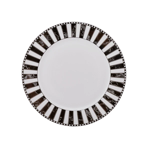 Karaca Damalı Porselen Servis Tabağı 27 cm - Resim 3