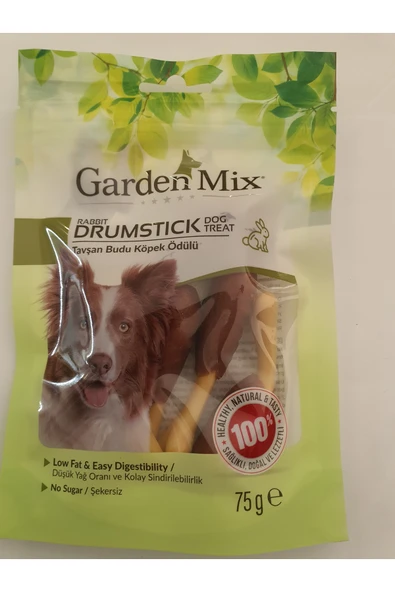 PATİLİMARKET köpek ödülü Tavşan budu 75 gr ürün görseli 1