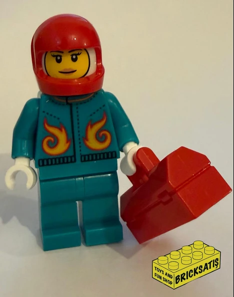 Orjinal Lego Minifigür Stunt Driver ürün görseli 1