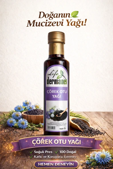 Life Çörek Otu Yağı 250 ml  Soğuk Pres Katkısız ürün görseli 1