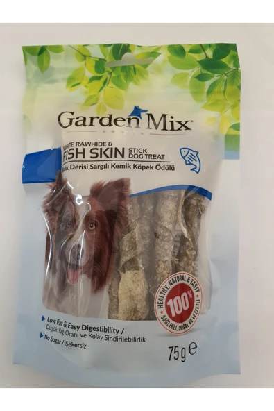 PATİLİMARKET köpek ödülü balık derisi sargılı 75 gr ürün görseli 1
