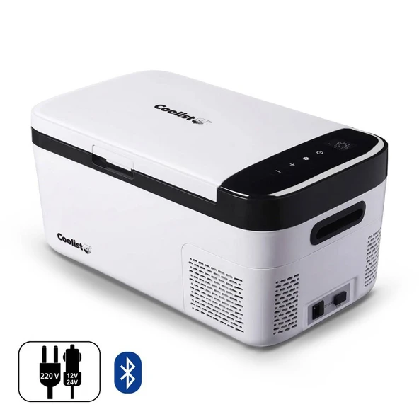 Coolist CLK15B 12/24Volt/ 220Volt 15 Litre Kompresörlü Bluetooth Bağlantılı Oto Buzdolabı ürün görseli 1