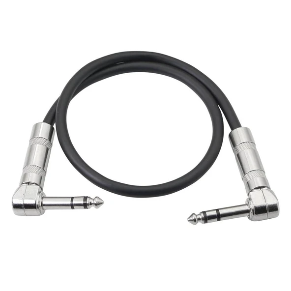 6.3 mm Trs Kablo 90 derece 100 cm - Resim 4