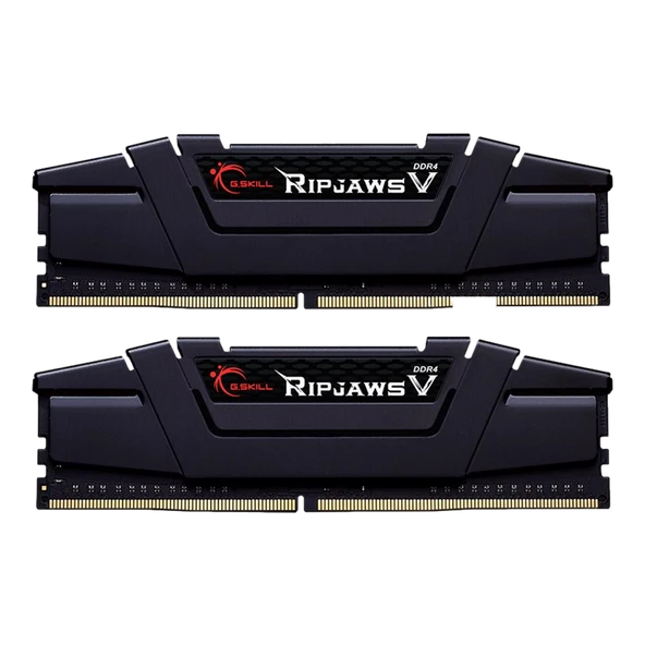 GSKILL 32GB (2x16GB) Ripjaws V Siyah 3200MHz CL16 DDR4 Dual Kit Ram (2EL) ürün görseli 1