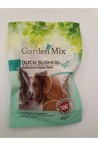 PATİLİMARKET köpek ödülü ördek sushi 75 gr ürün görseli 1