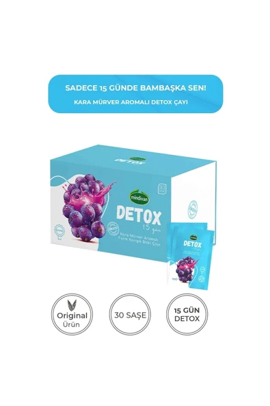 Mindivan Findit Detoks Çayı Soğuk Ve Sıcak Içim Keyfi Detox 15 Gün ürün görseli 1