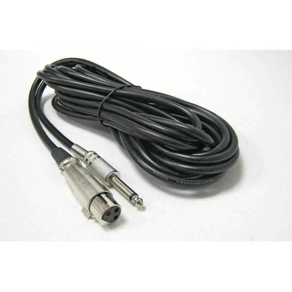FUGUE FL-08 5 METRE XLR-ÇİVİ JACK MİKROFON KABLO ürün görseli 1