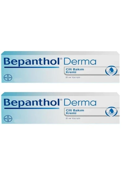 Bepanthol Cilt Bakım Kremi 30gr X 2 adet l Tüm Cilt Tiplerine Uygun, El ve Günlük Yüz Bakım ürün görseli 1