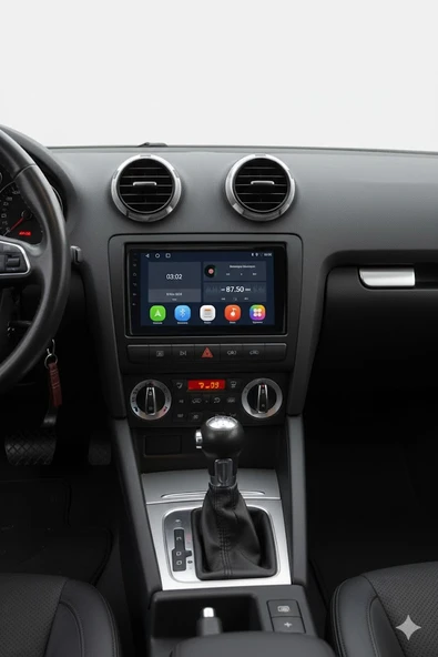 Audi A3 2005-2012 Uyumlu 9 inç Multimedya Çerçeve - Resim 2